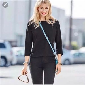 Cabi Casual Lower Front Button Blouse